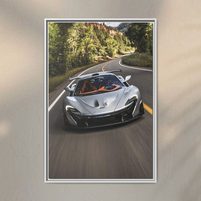 McLaren P1 Spider on the Ride Canvas