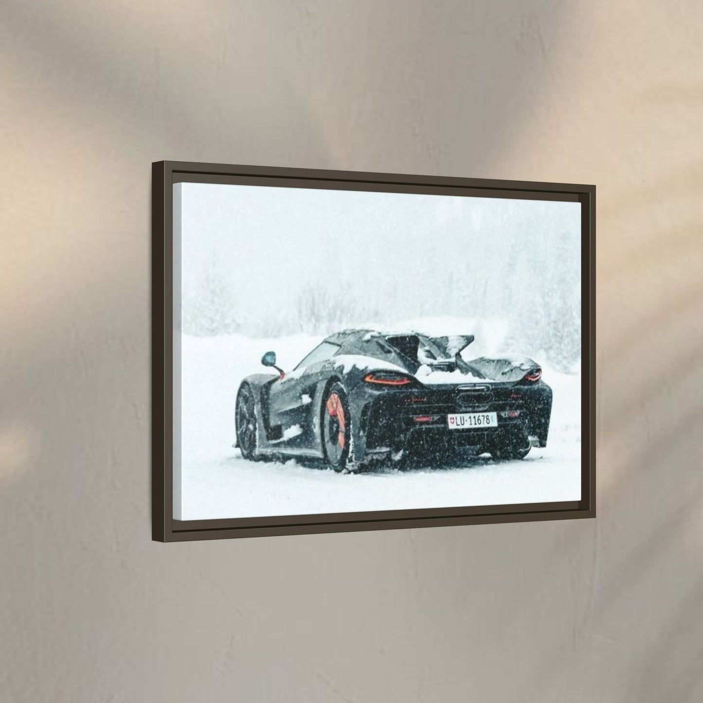 Snow Koenigsegg Artwork