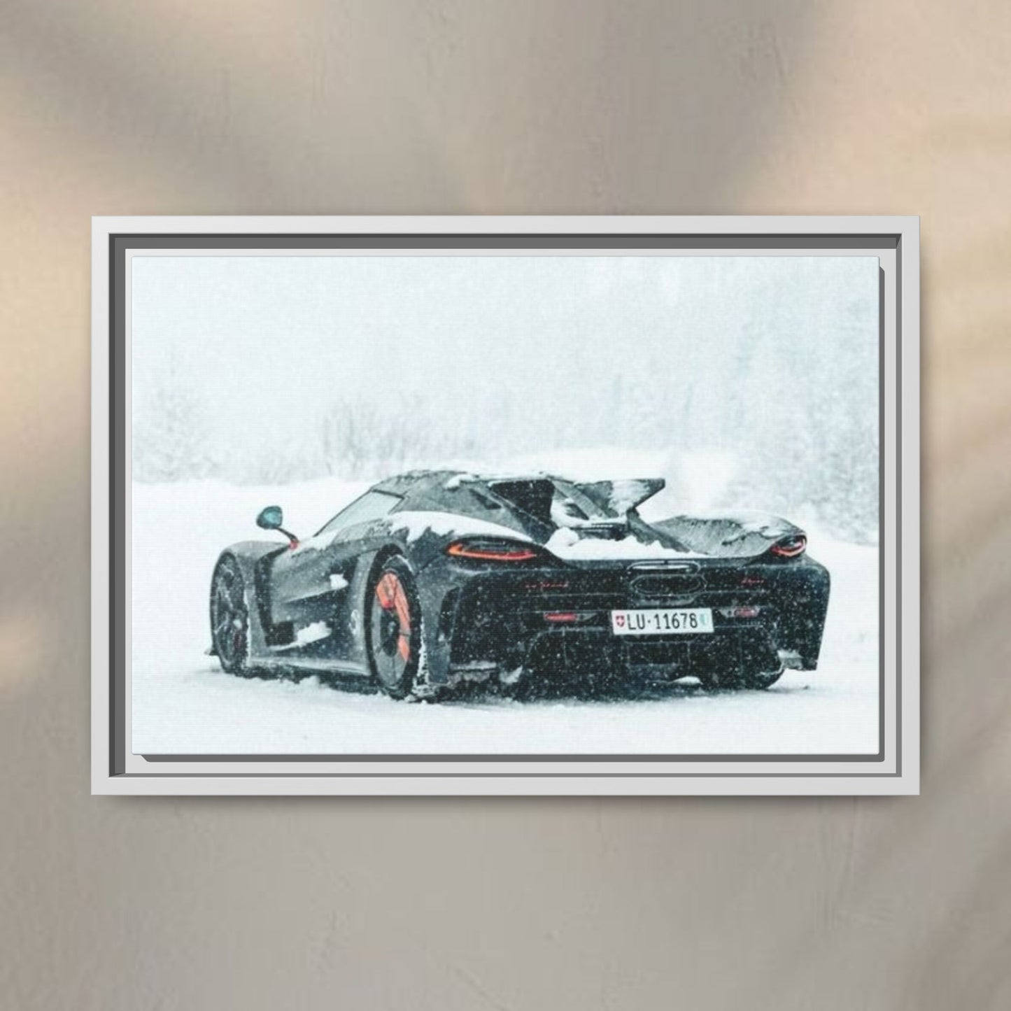 Snow Koenigsegg Artwork