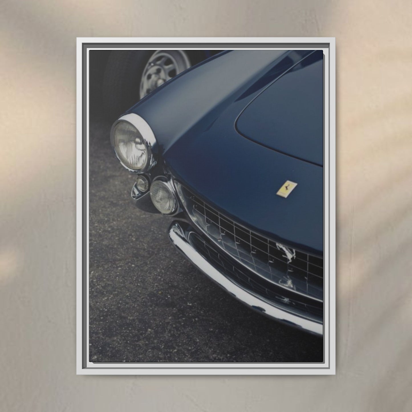 Dark Blue Ferrari ArtWork