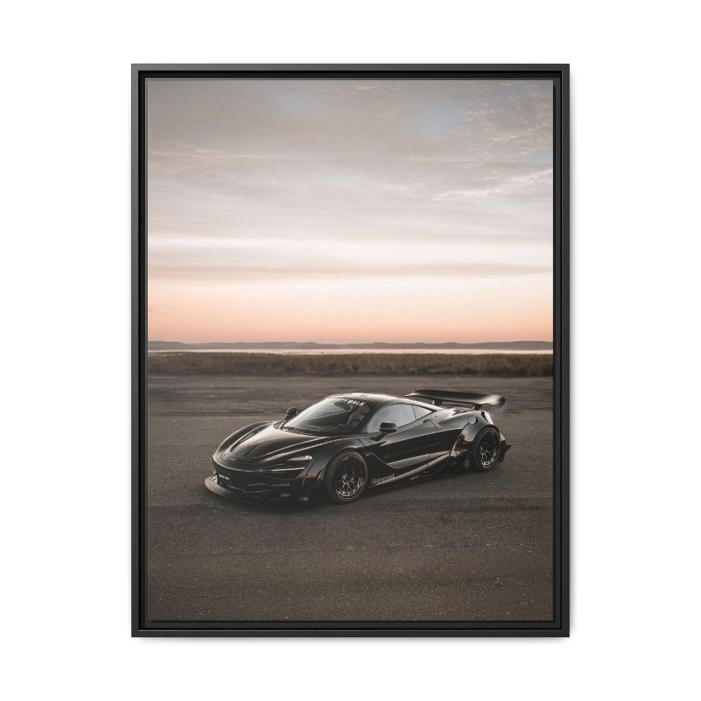 McLaren 720 Sunset Canvas