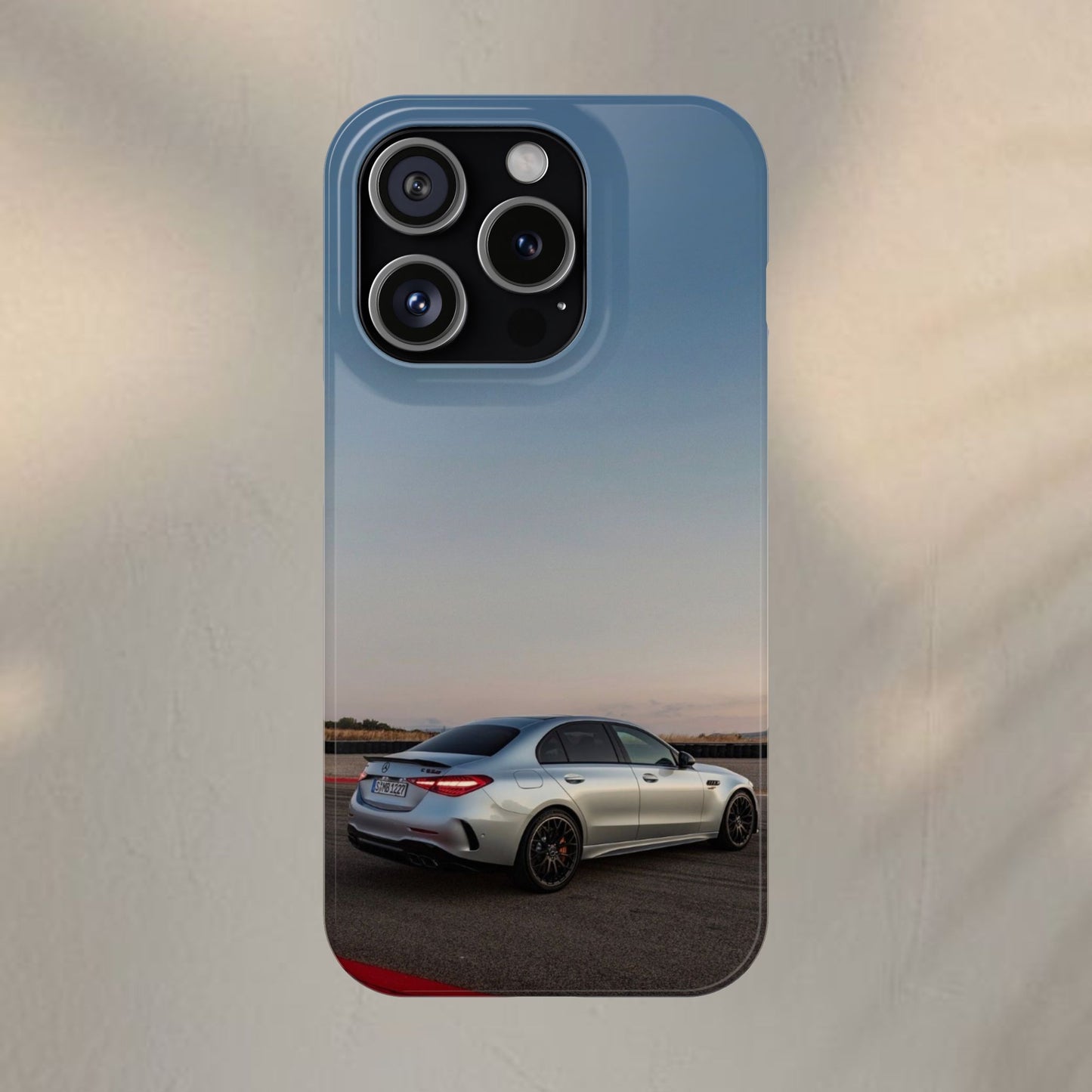 Phone Case - Mercedes C63 Sedan on Track