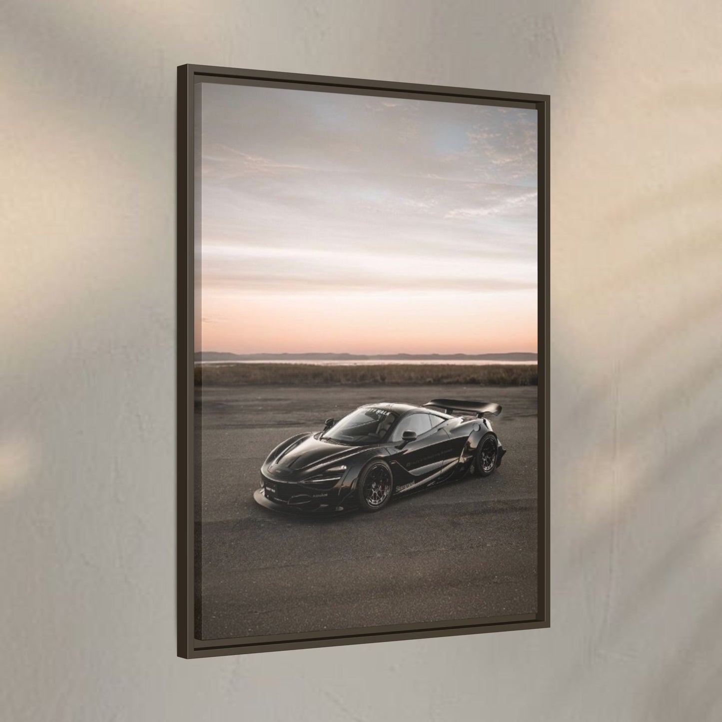 McLaren 720 Sunset Canvas