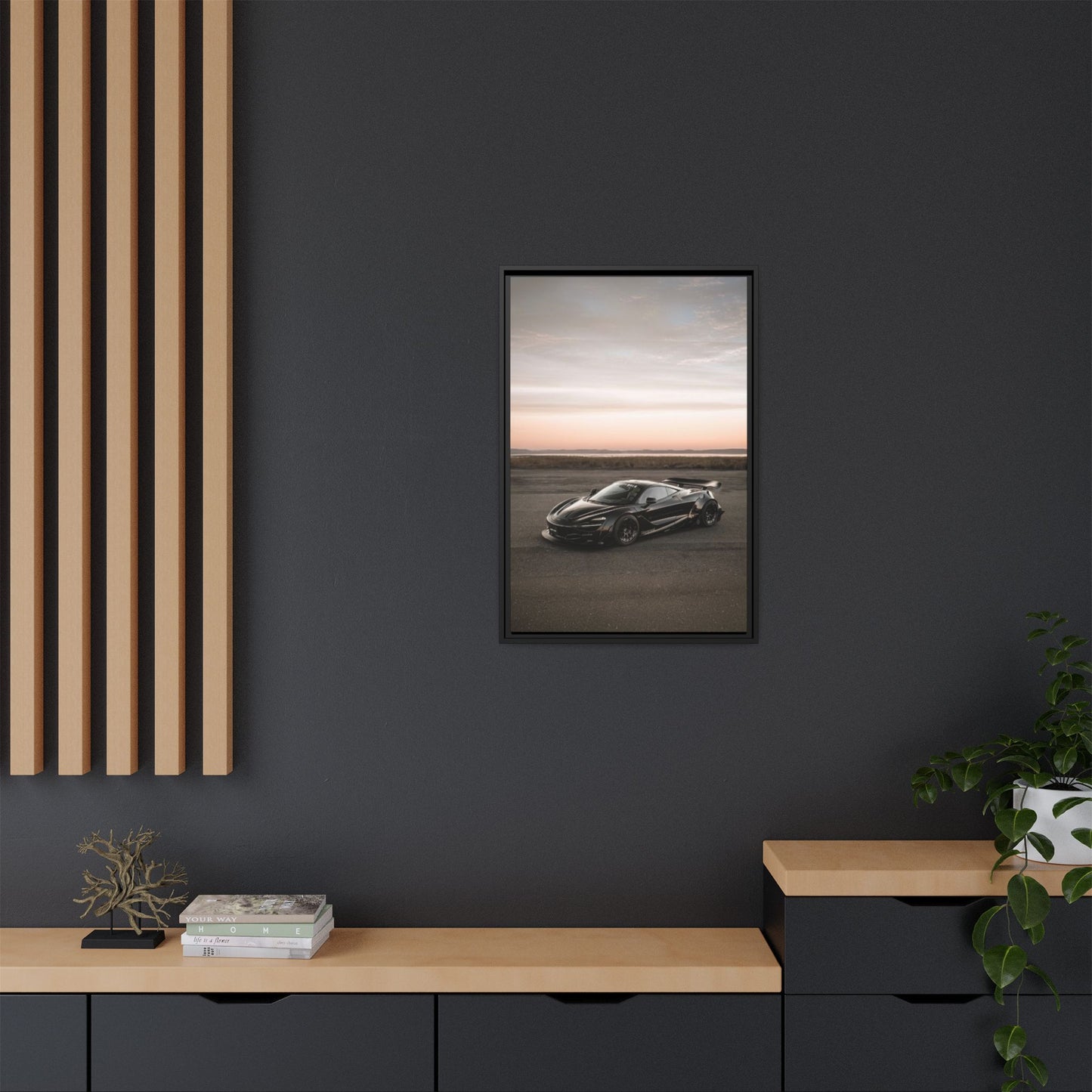 McLaren 720 Sunset Canvas