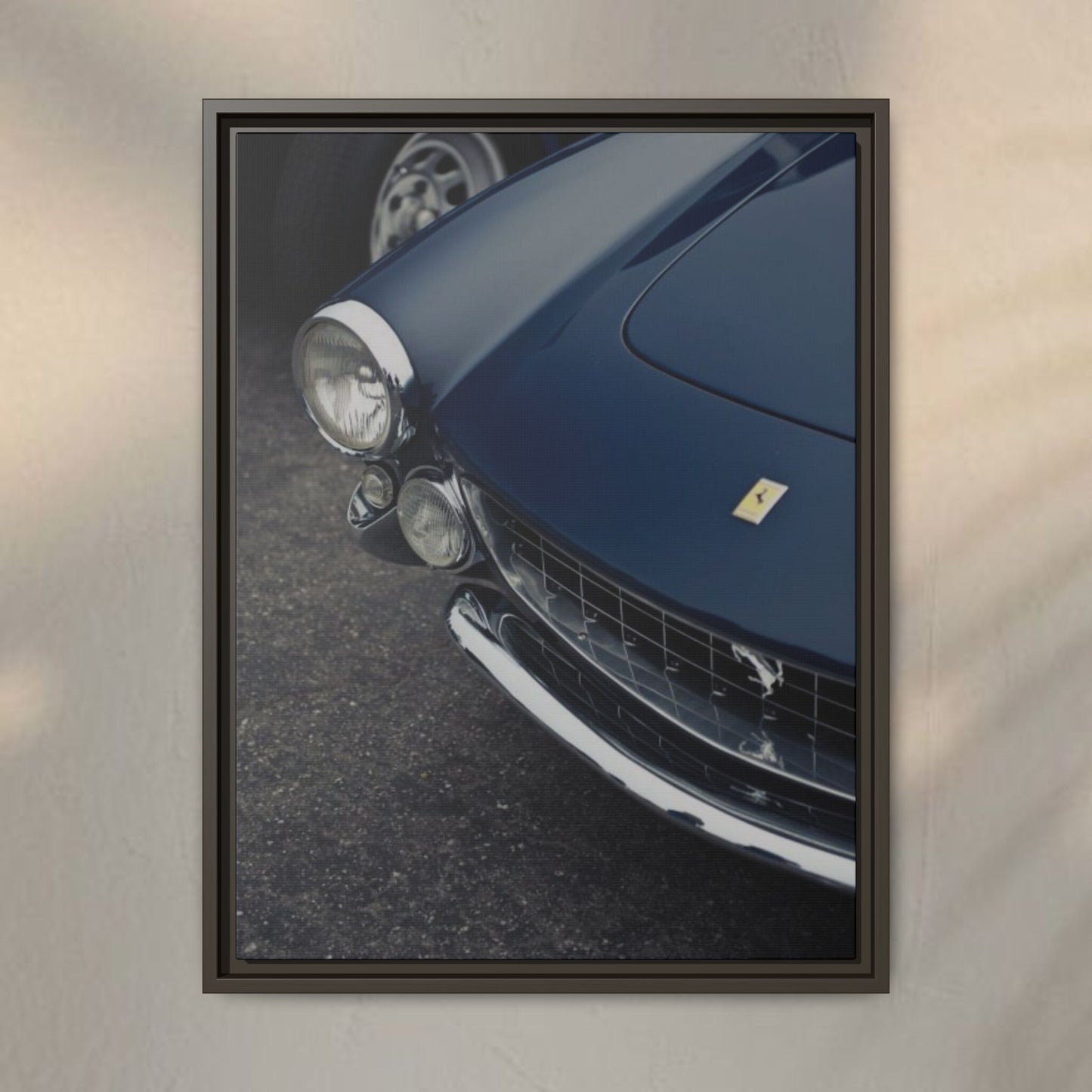 Dark Blue Ferrari ArtWork