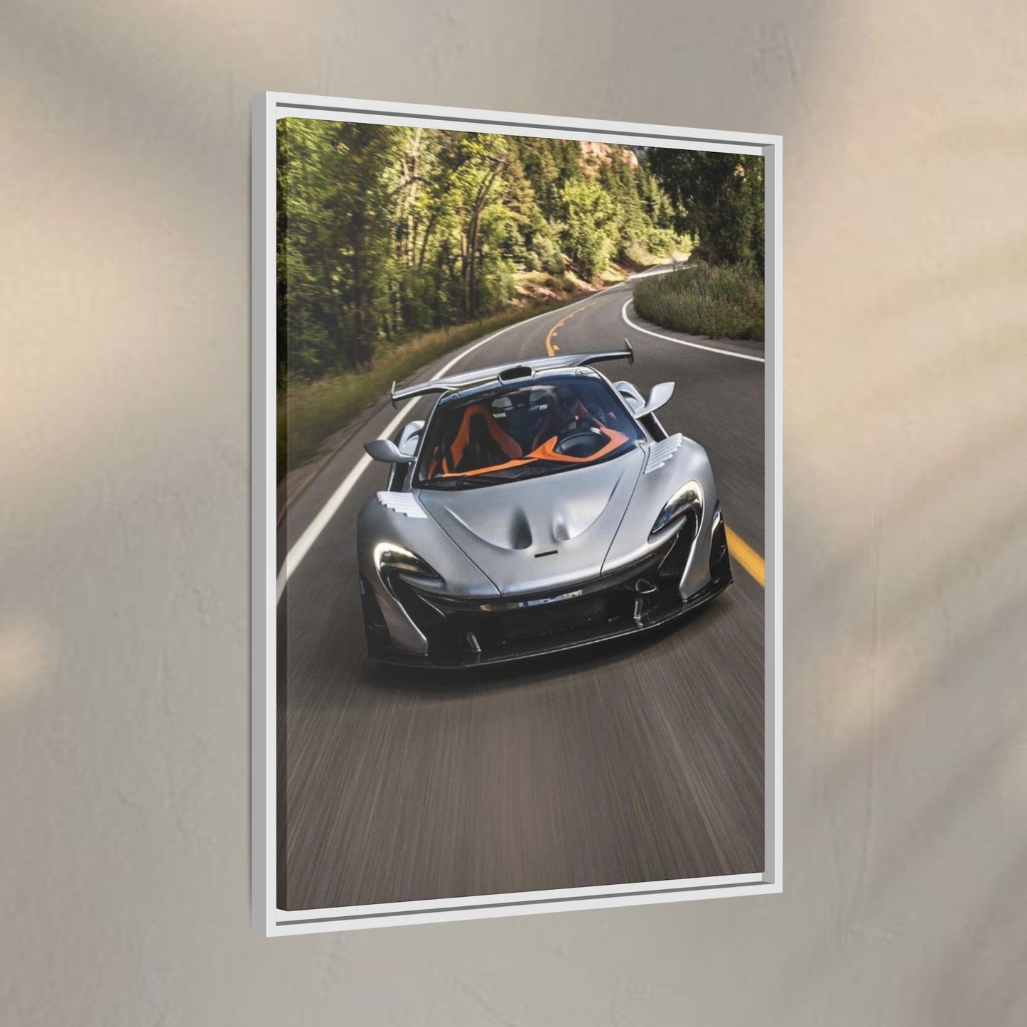 McLaren P1 Spider on the Ride Canvas