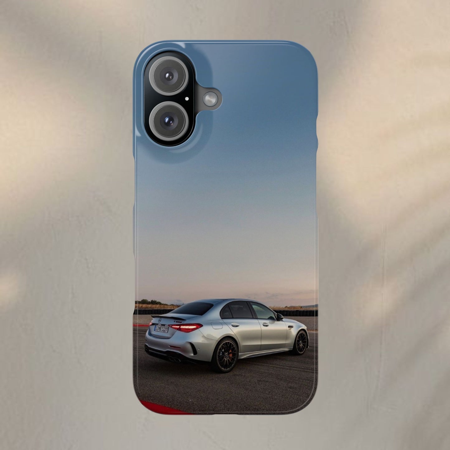 Phone Case - Mercedes C63 Sedan on Track