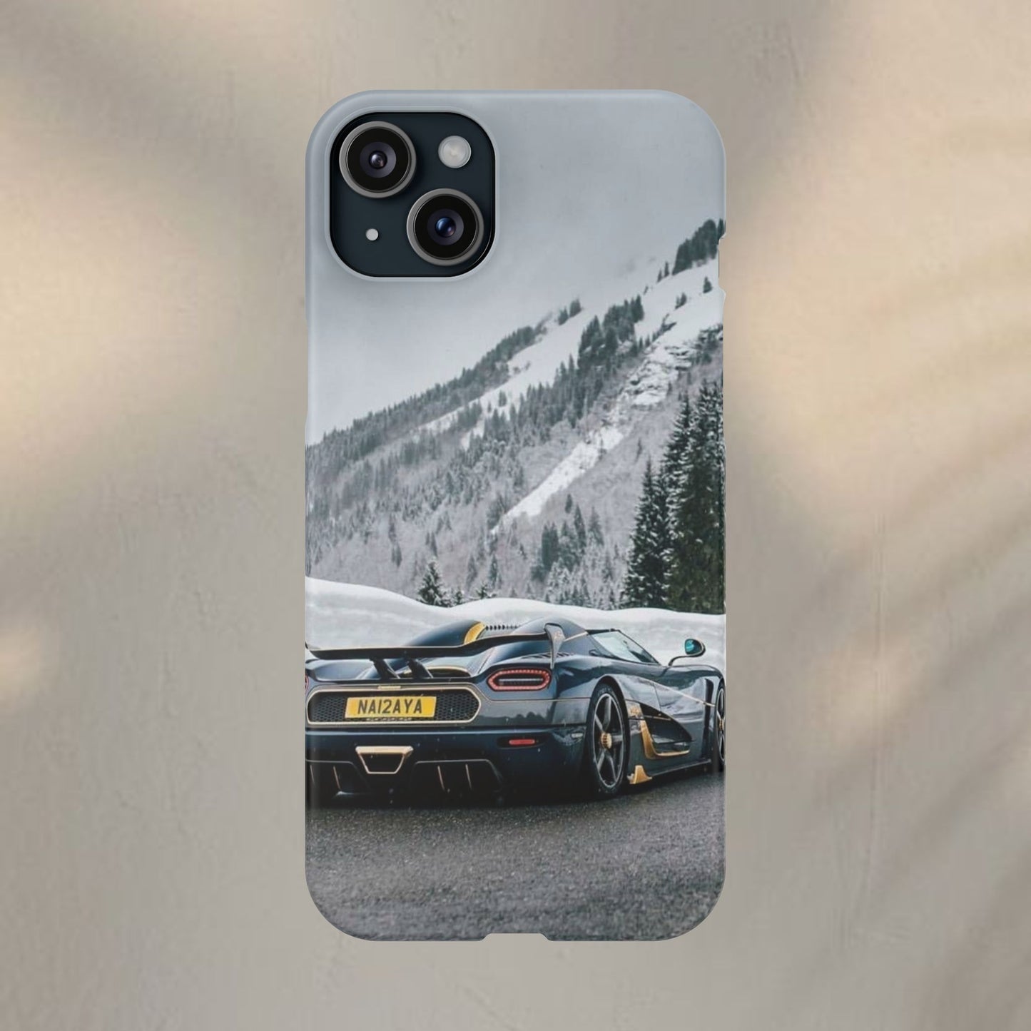 Koenigsegg in the snow Case