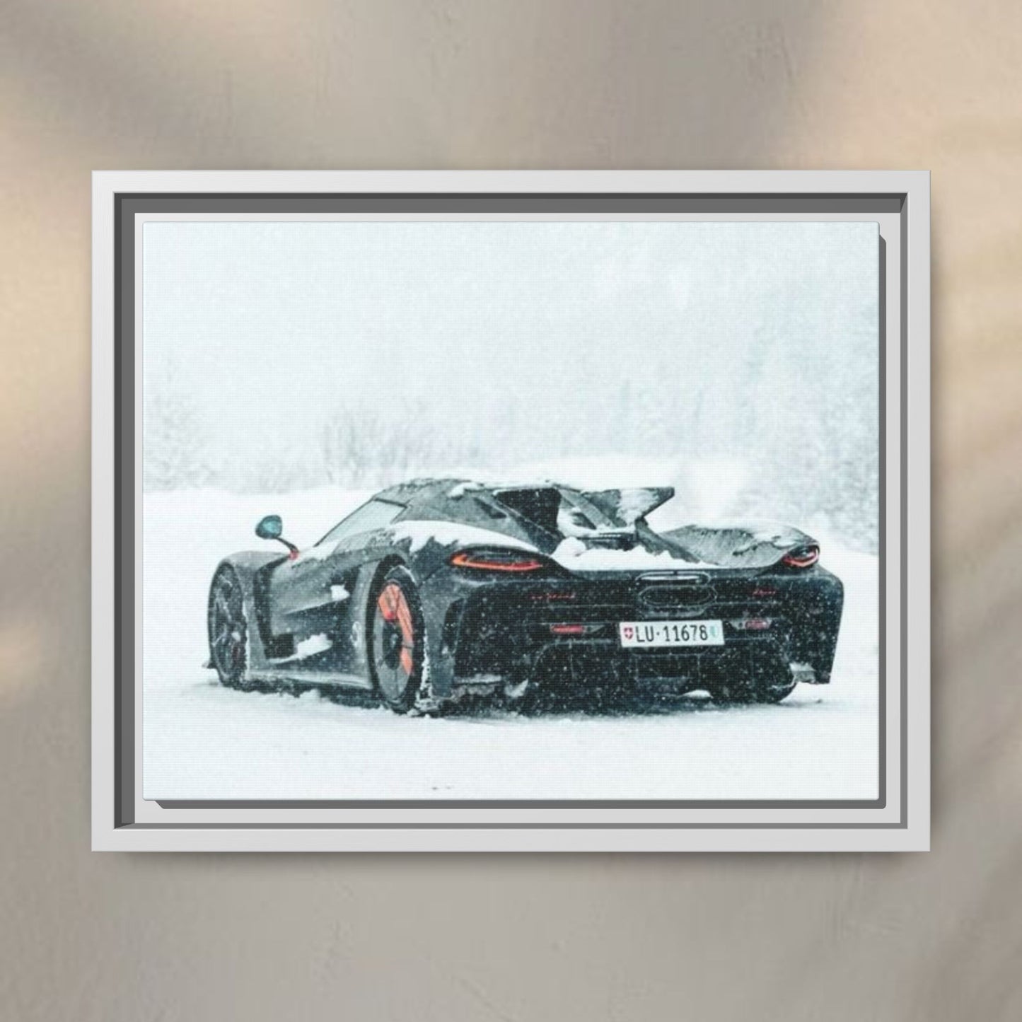 Snow Koenigsegg Artwork