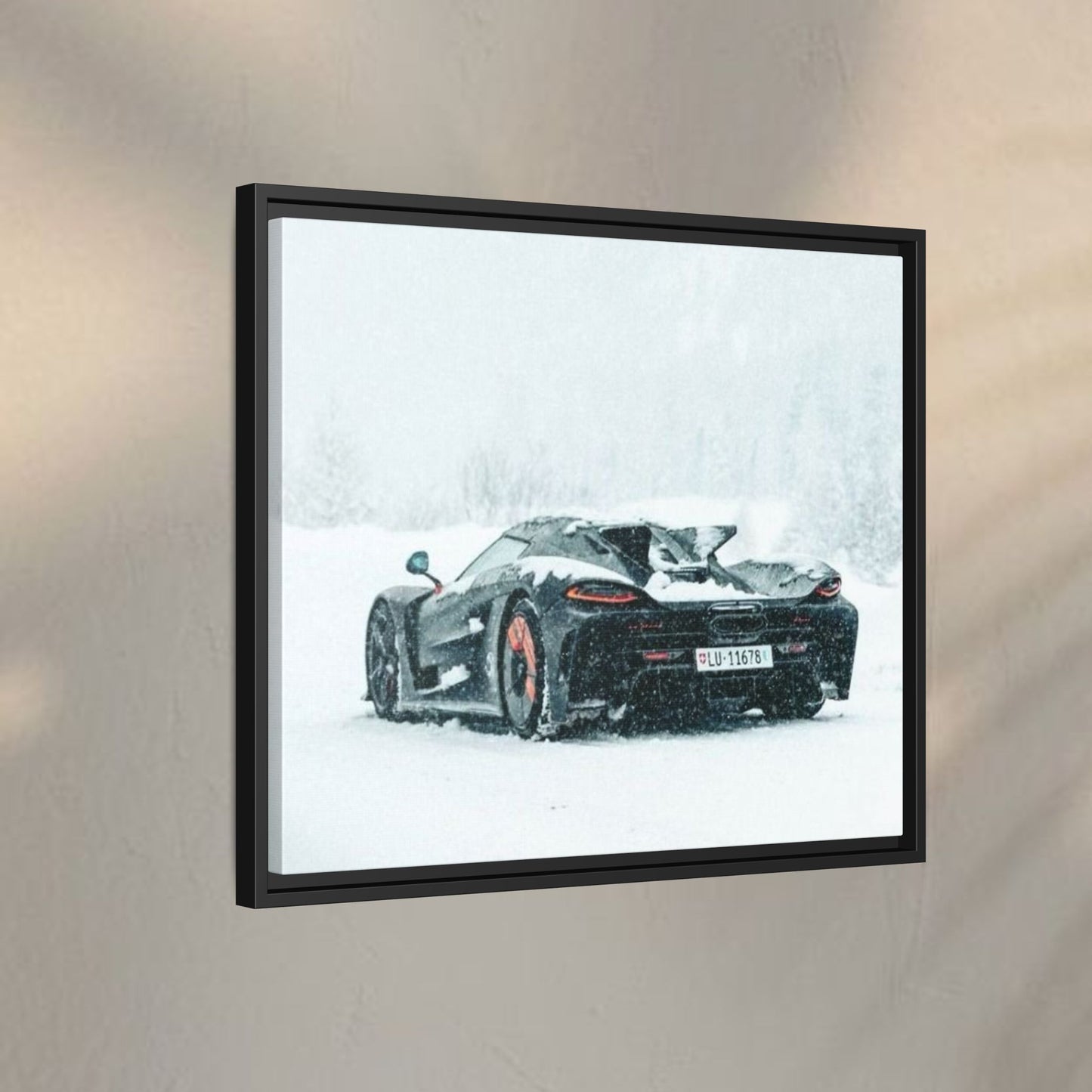 Snow Koenigsegg Artwork