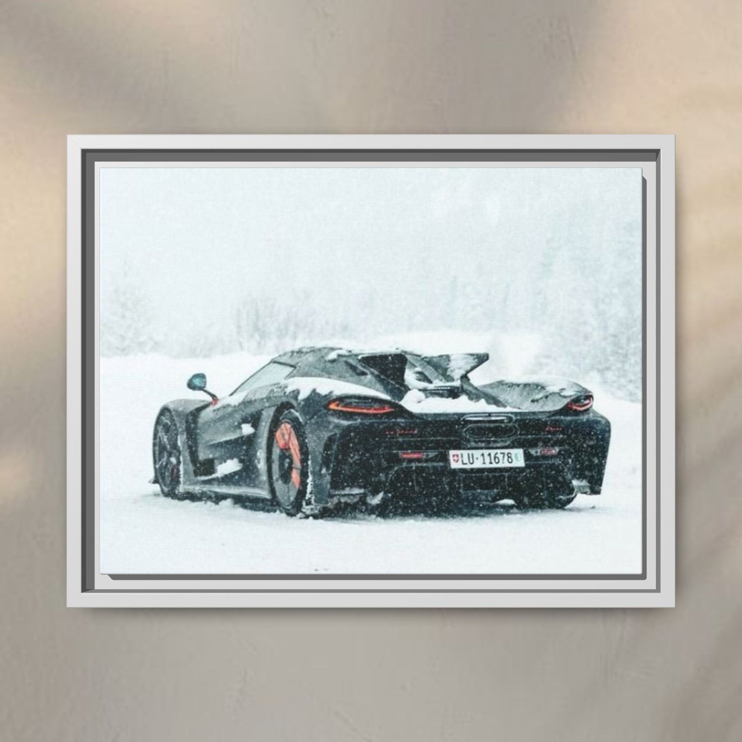 Snow Koenigsegg Artwork