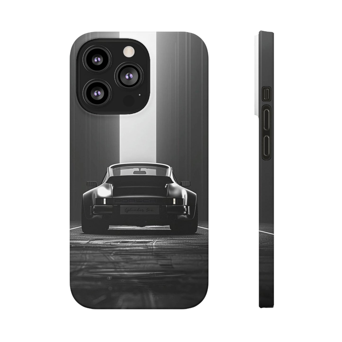 Porsche Black and White Design Case