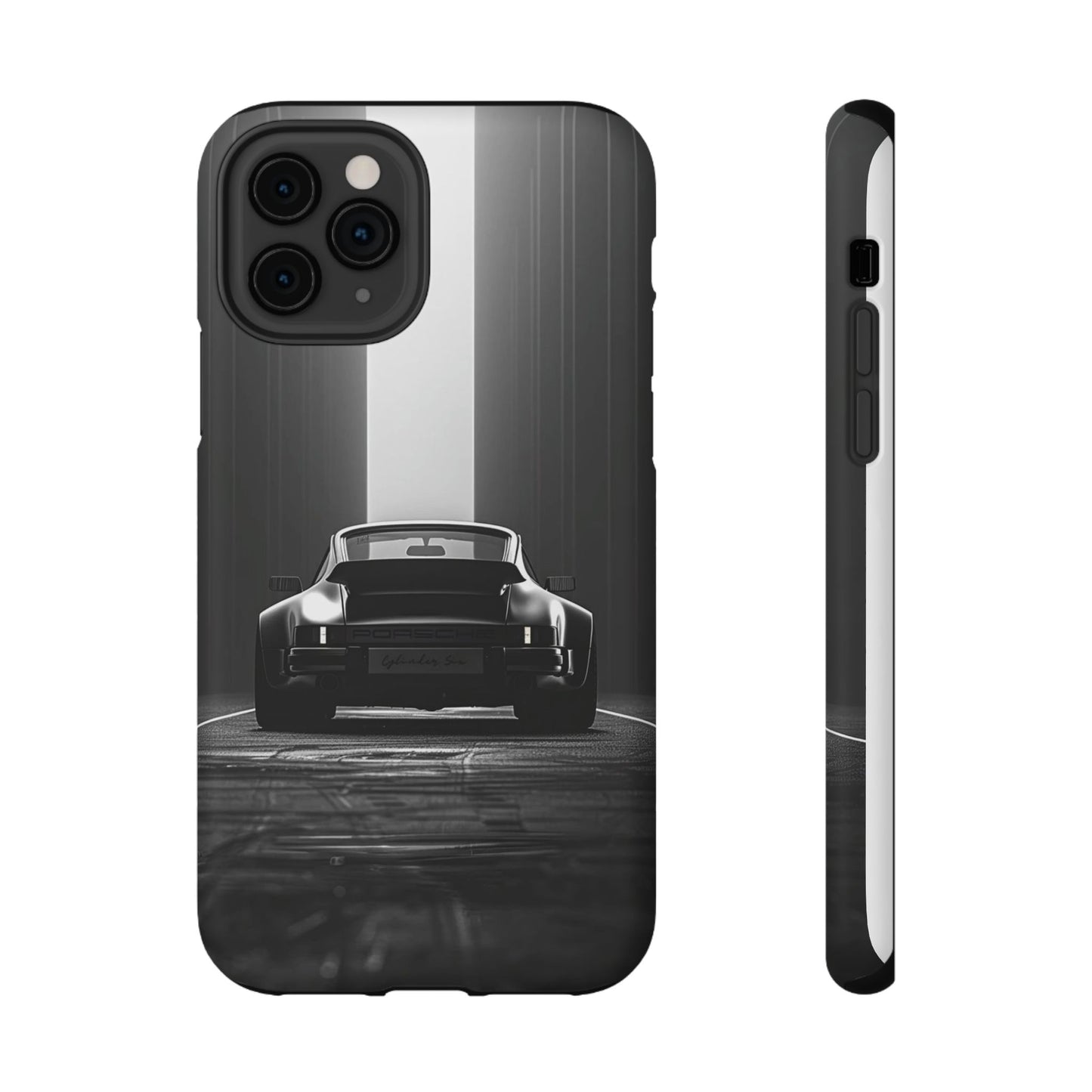 Porsche Black and White Design