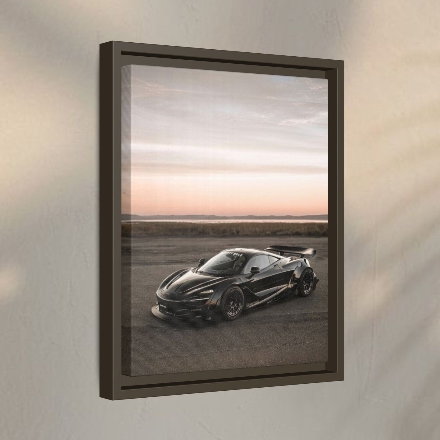 McLaren 720 Sunset Canvas