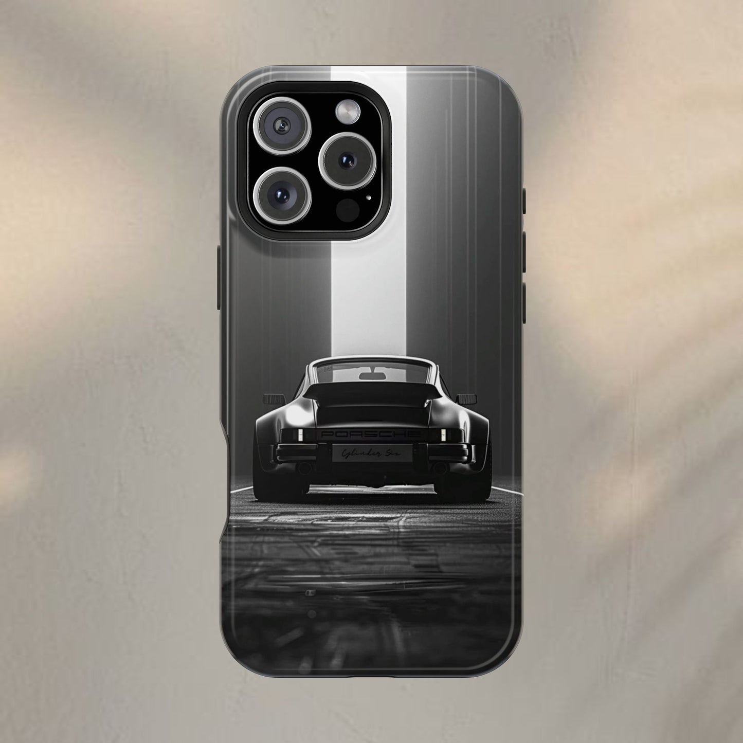 Porsche Black and White Design