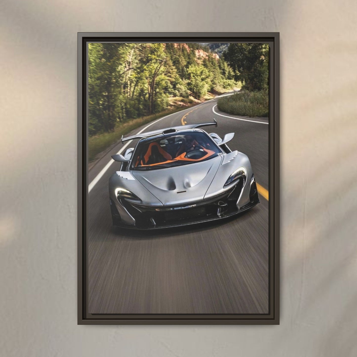 McLaren P1 Spider on the Ride Canvas