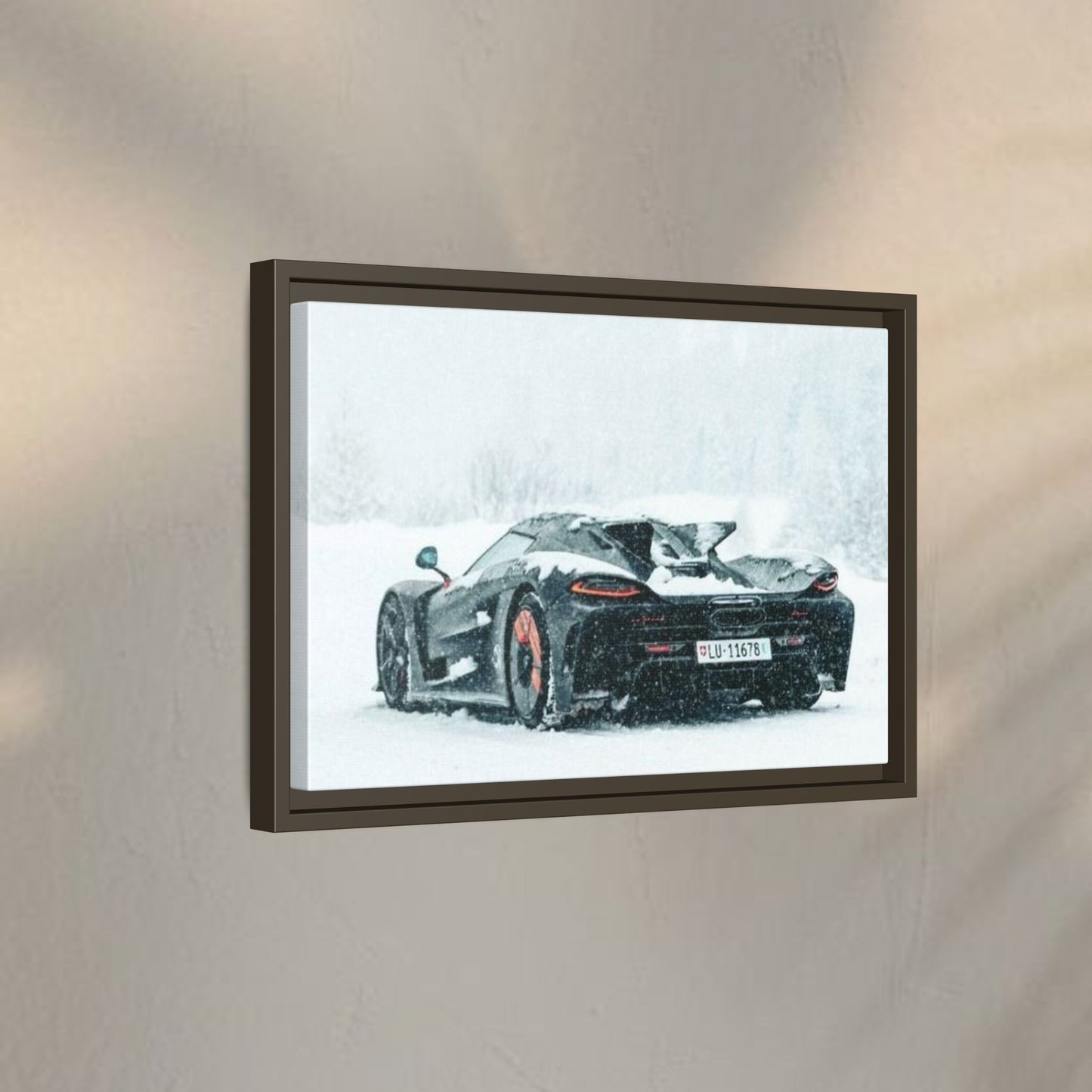 Snow Koenigsegg Artwork