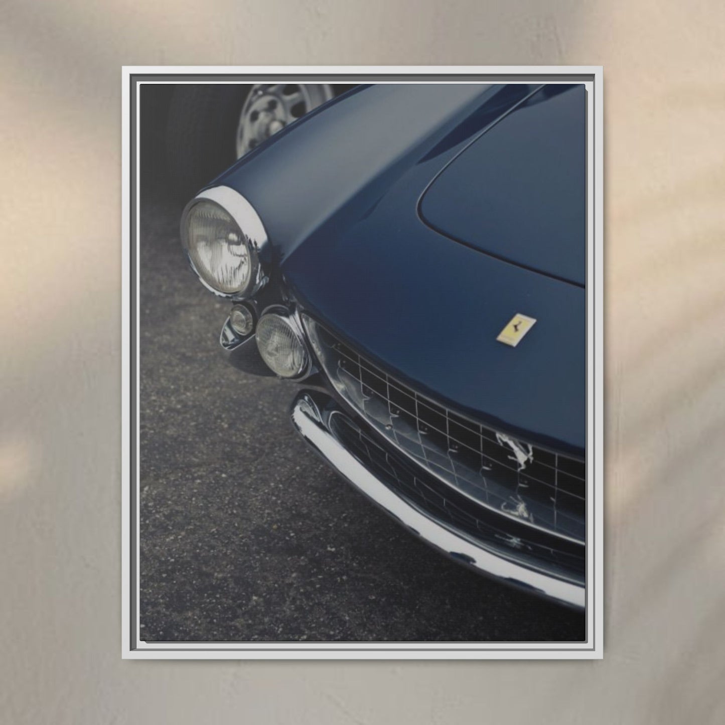 Dark Blue Ferrari ArtWork