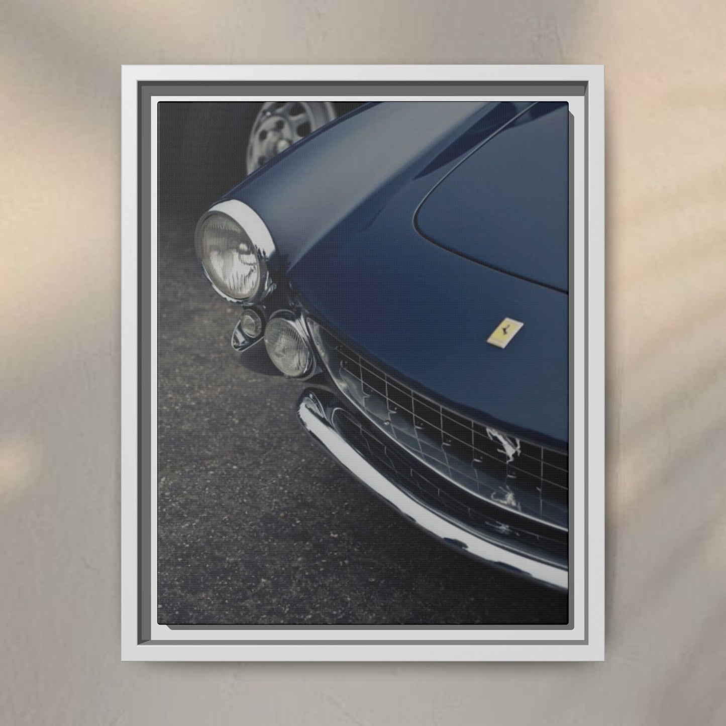 Dark Blue Ferrari ArtWork