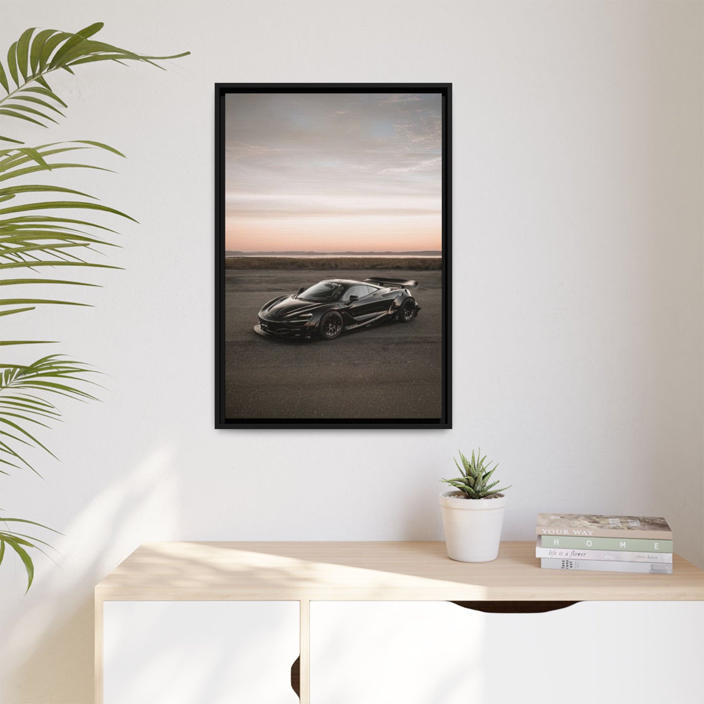 McLaren 720 Sunset Canvas