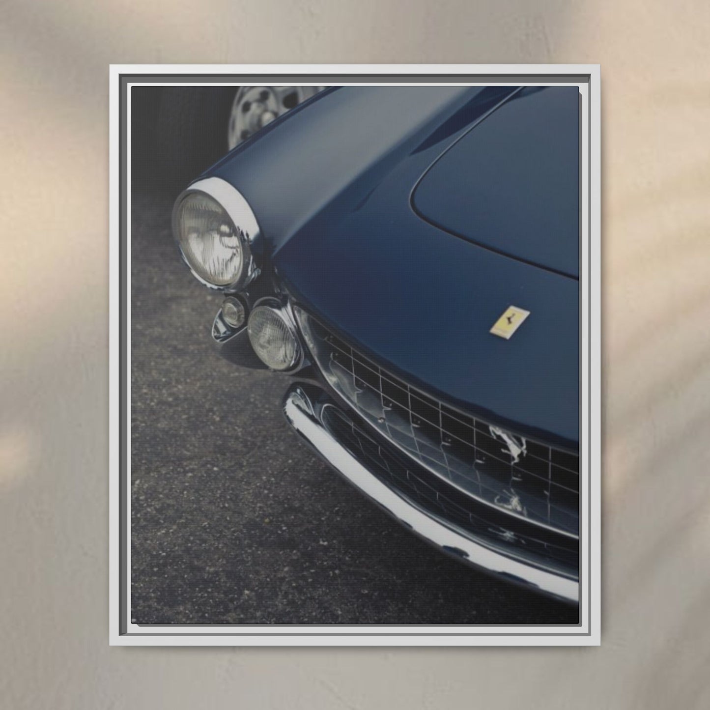 Dark Blue Ferrari ArtWork