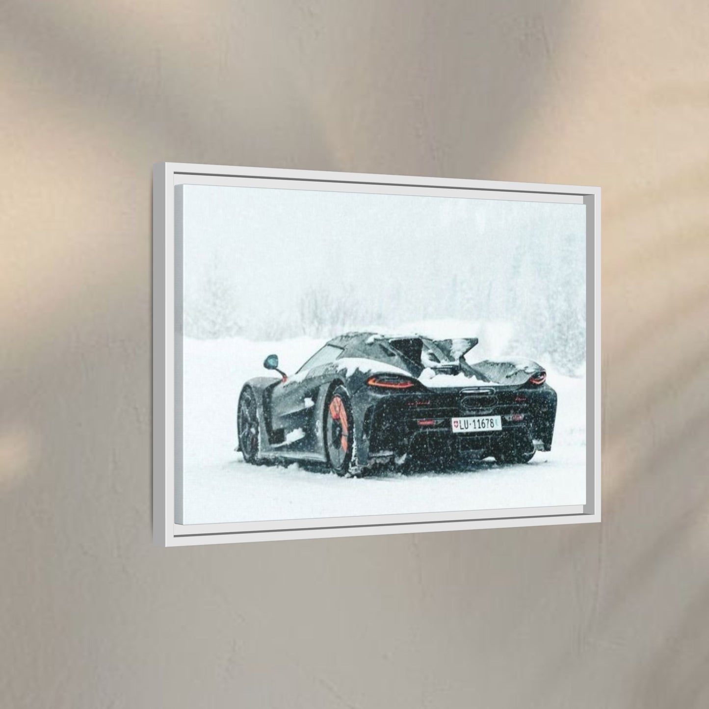 Snow Koenigsegg Artwork