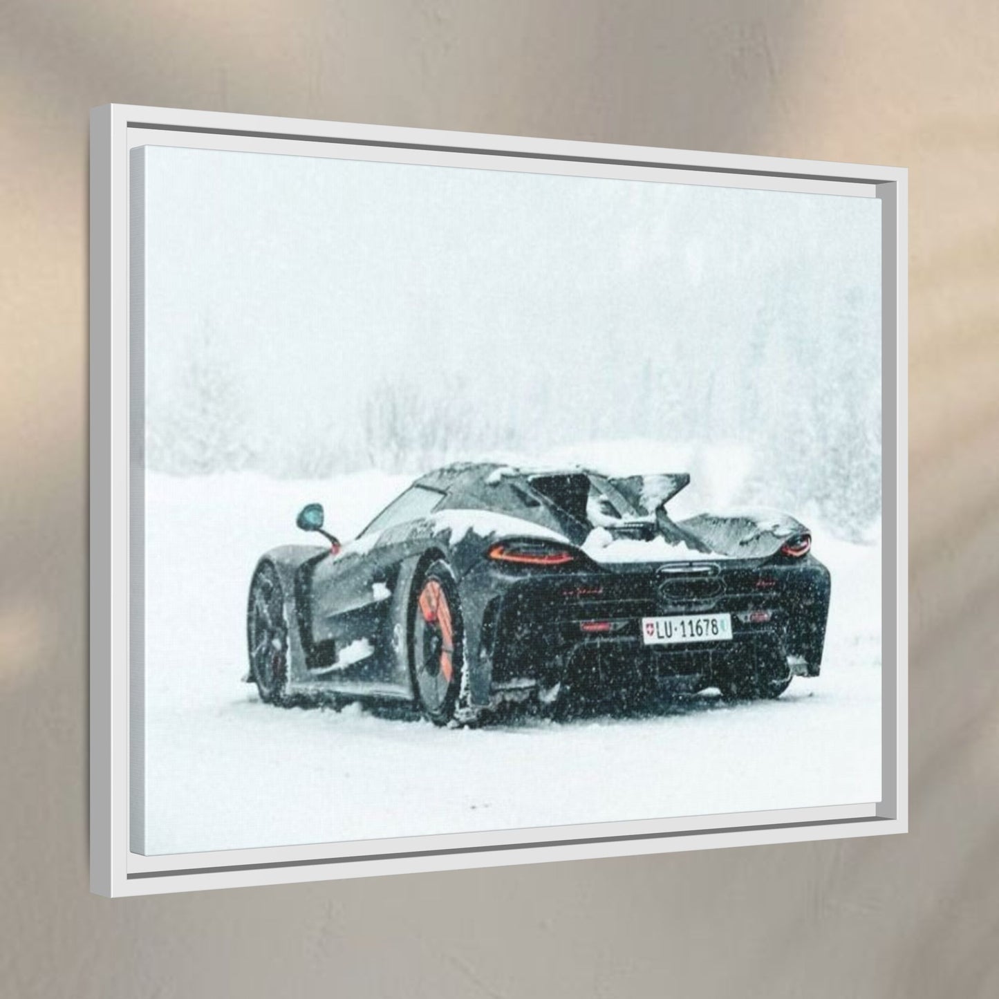 Snow Koenigsegg Artwork