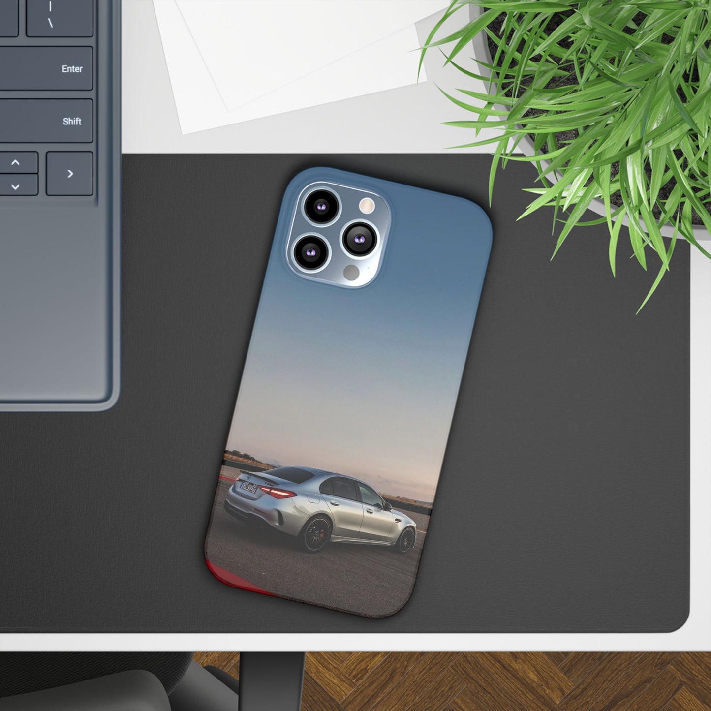 Phone Case - Mercedes C63 Sedan on Track