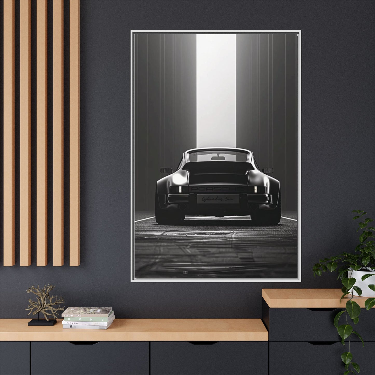 911 Retro Black & White ArtWork