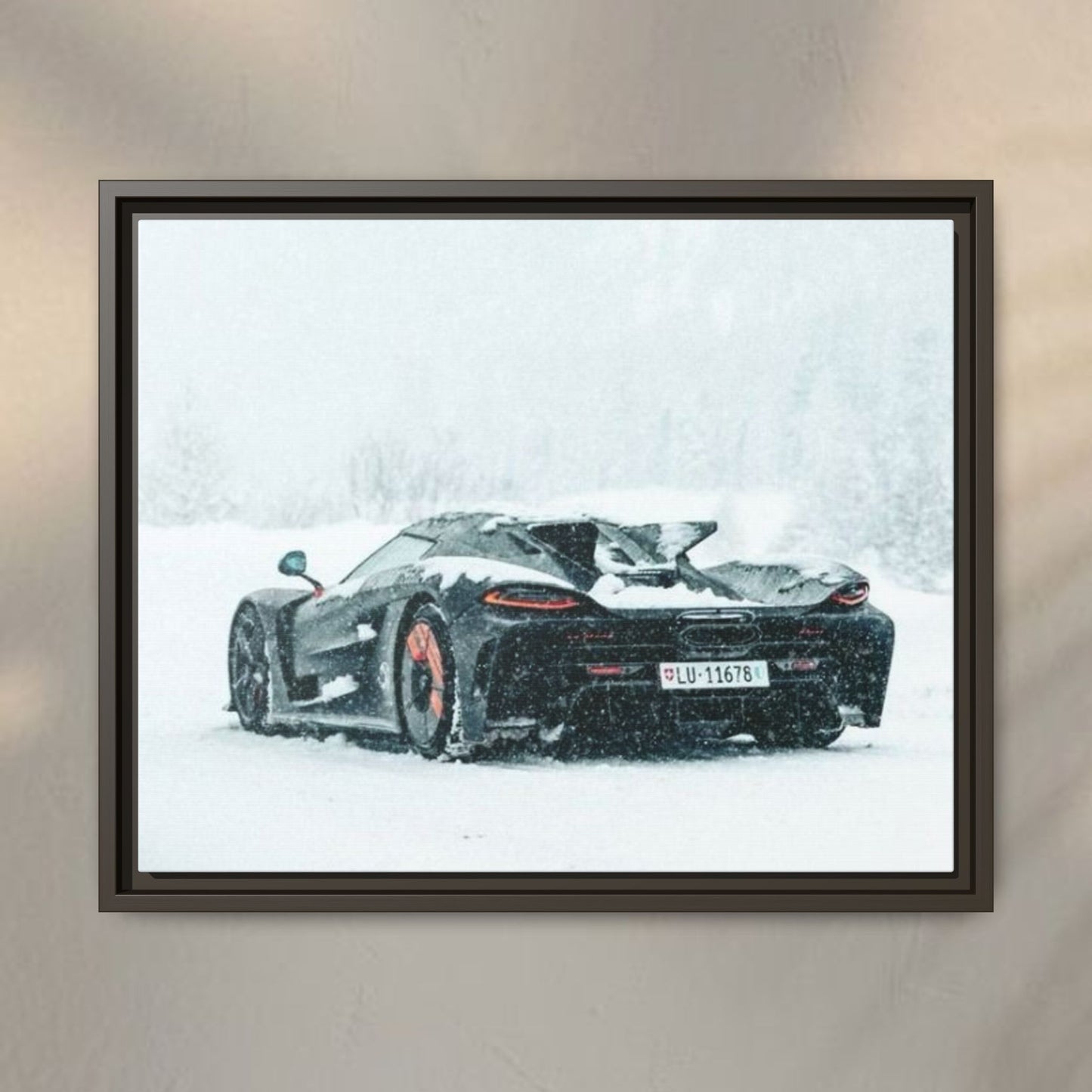 Snow Koenigsegg Artwork