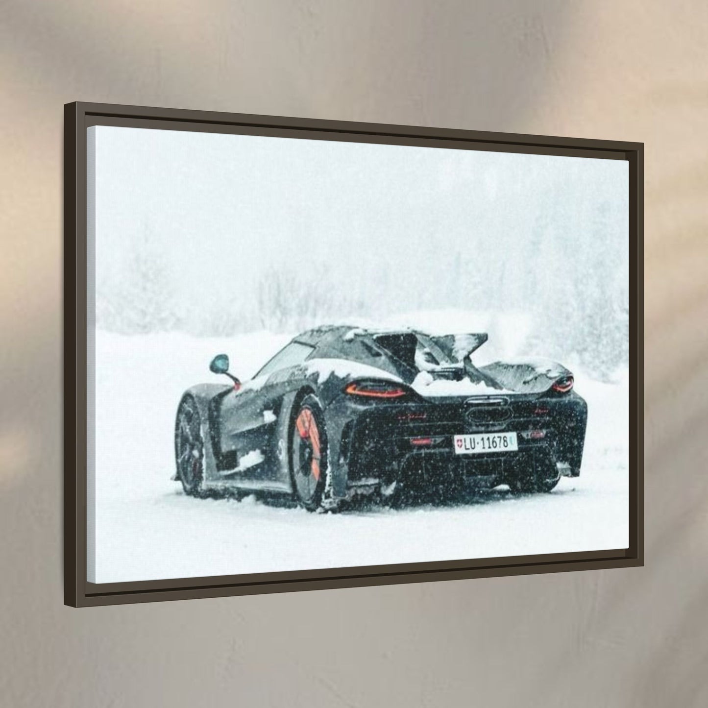 Snow Koenigsegg Artwork