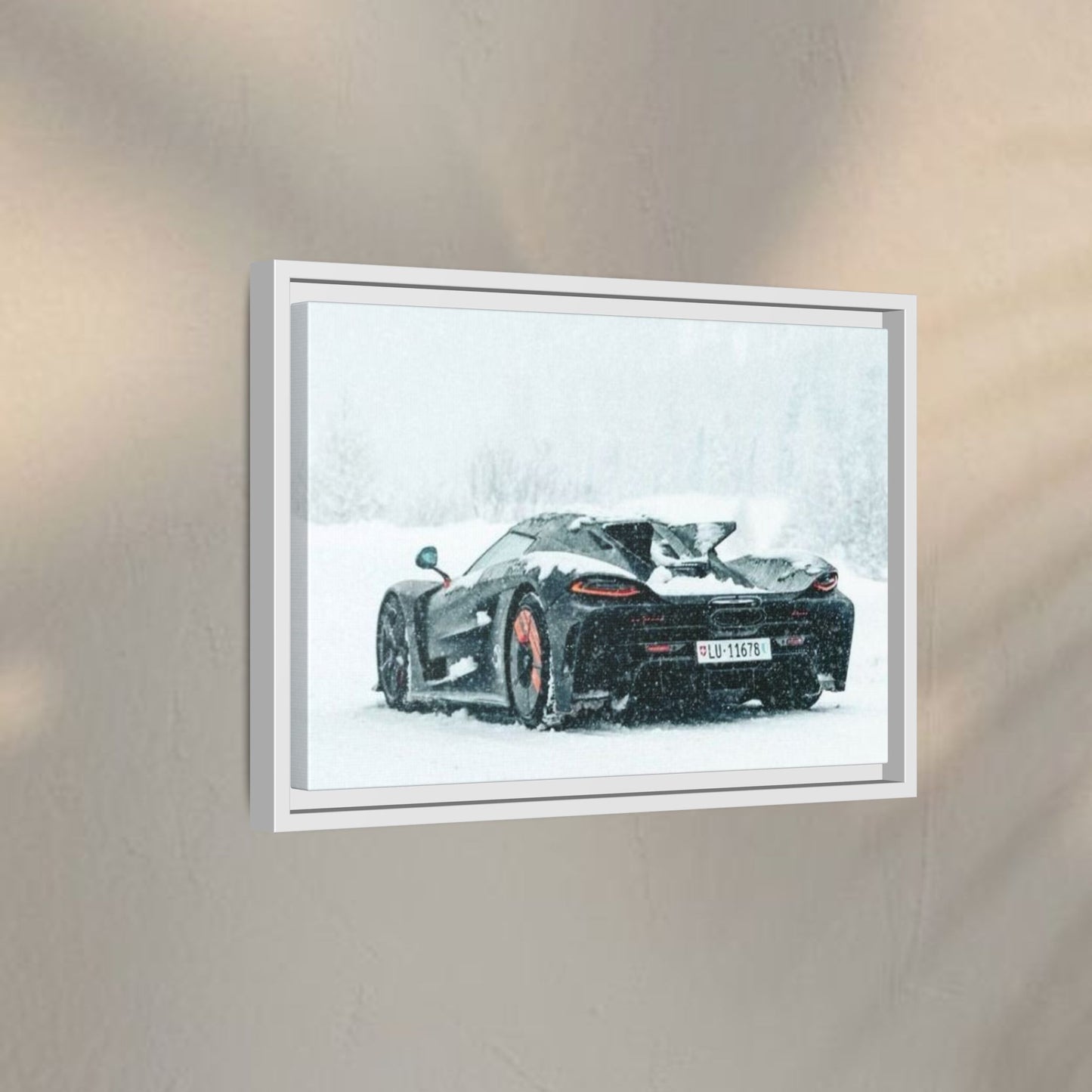 Snow Koenigsegg Artwork