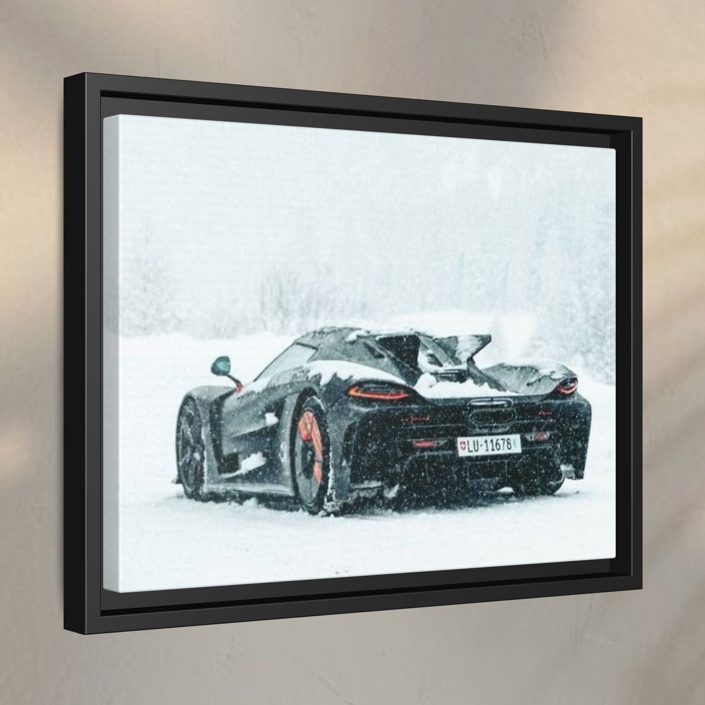 Snow Koenigsegg Artwork