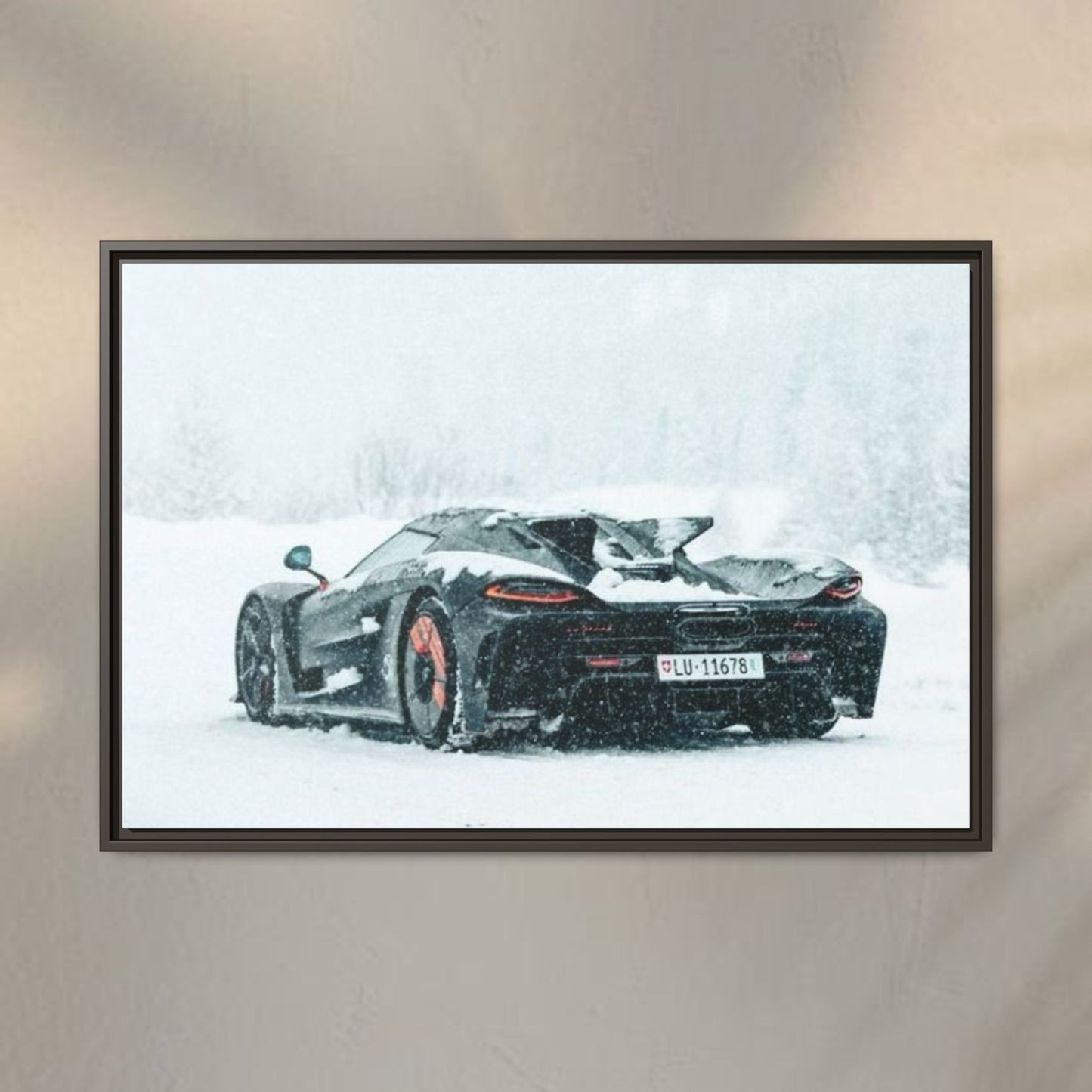 Snow Koenigsegg Artwork