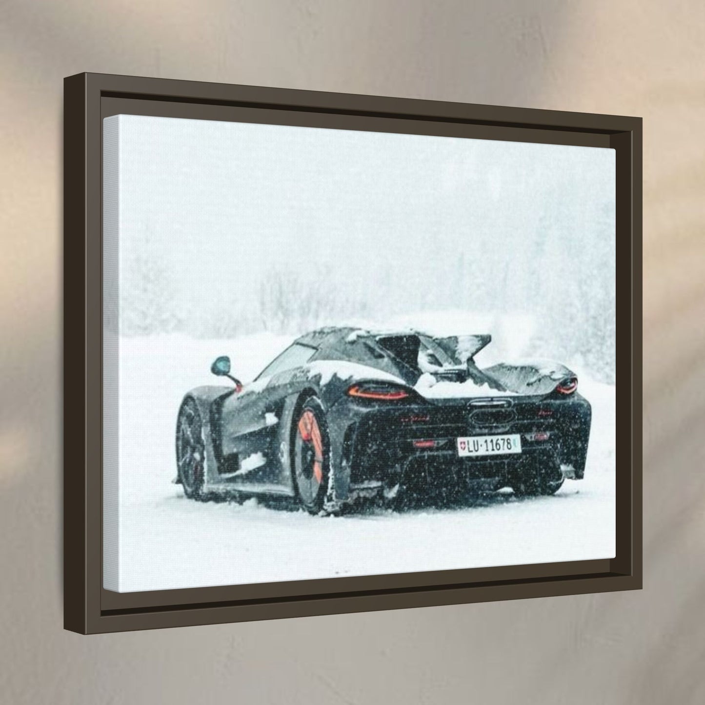 Snow Koenigsegg Artwork