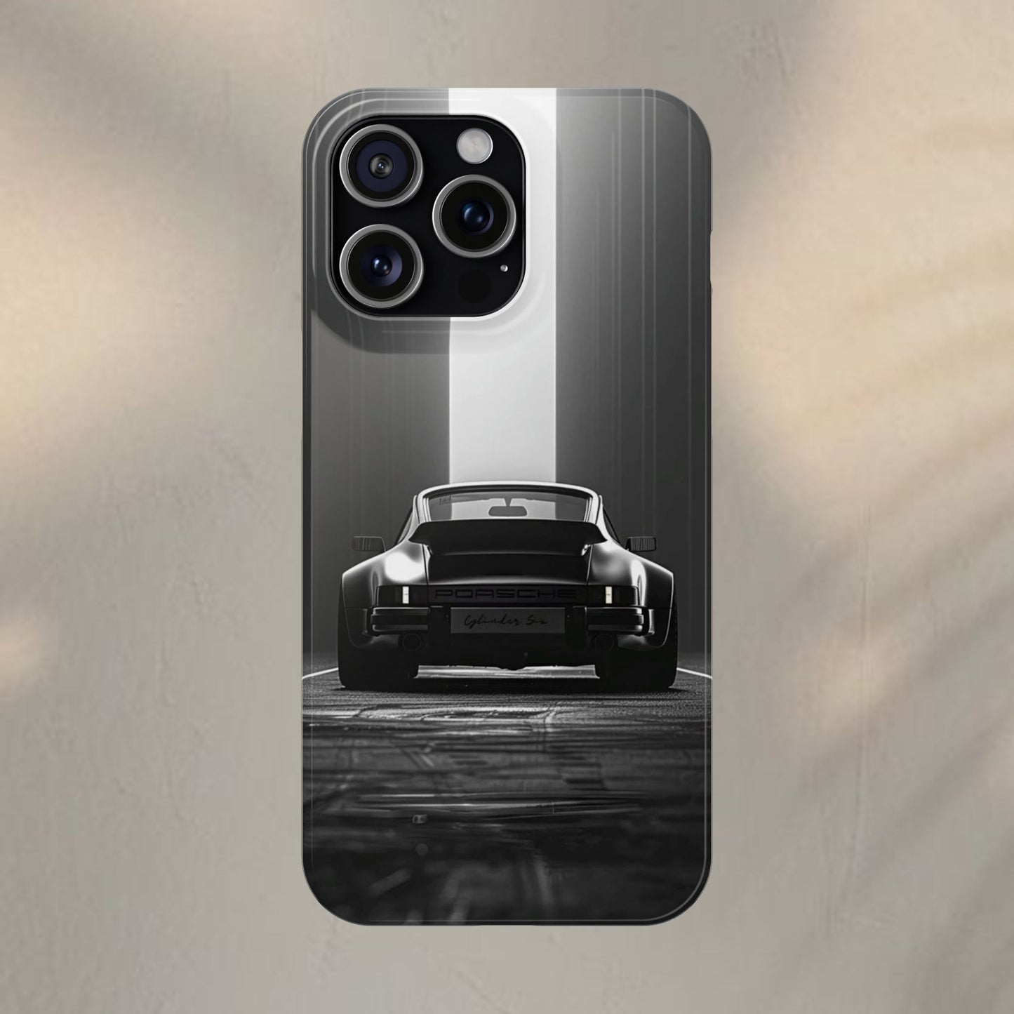 Porsche Black and White Design Case