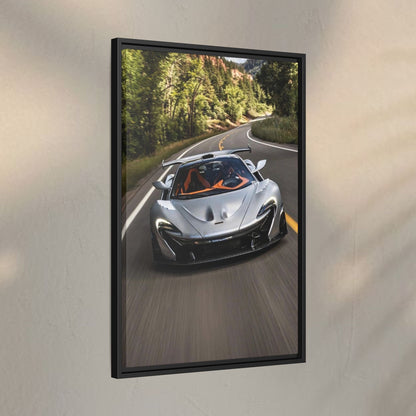 McLaren P1 Spider on the Ride Canvas