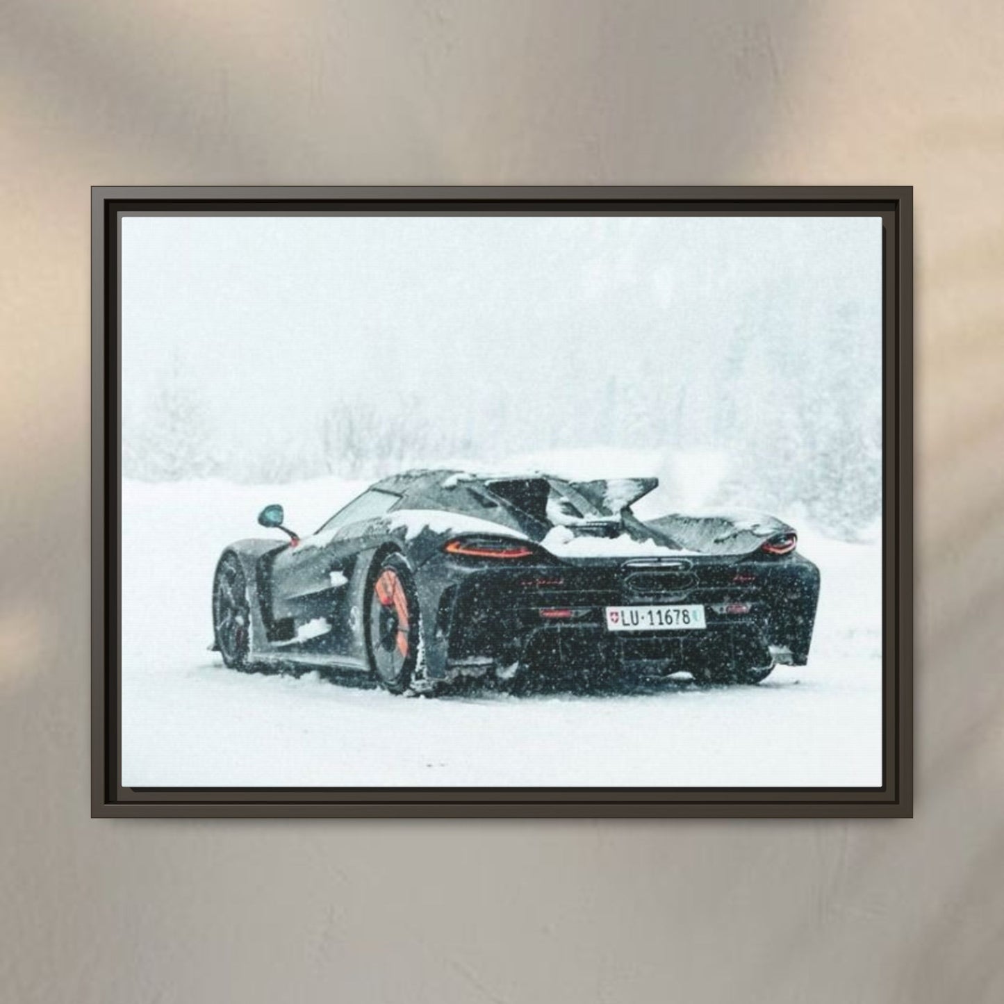 Snow Koenigsegg Artwork