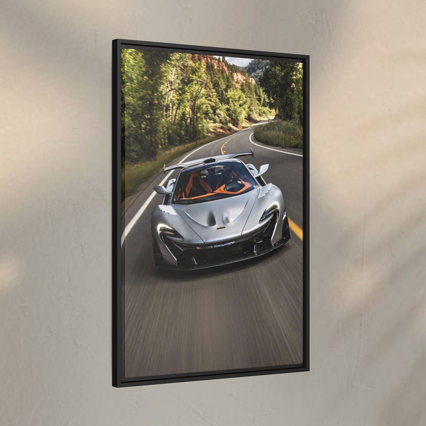 McLaren P1 Spider on the Ride Canvas