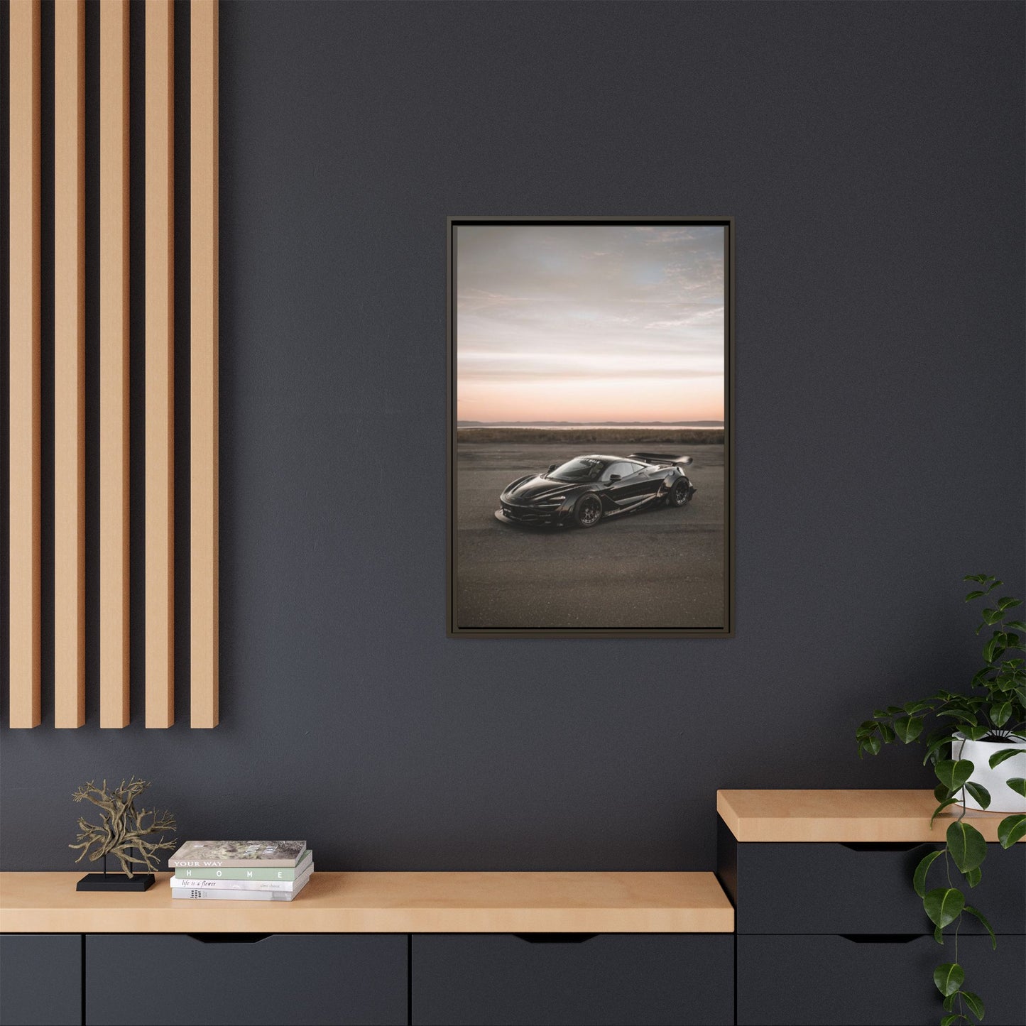 McLaren 720 Sunset Canvas