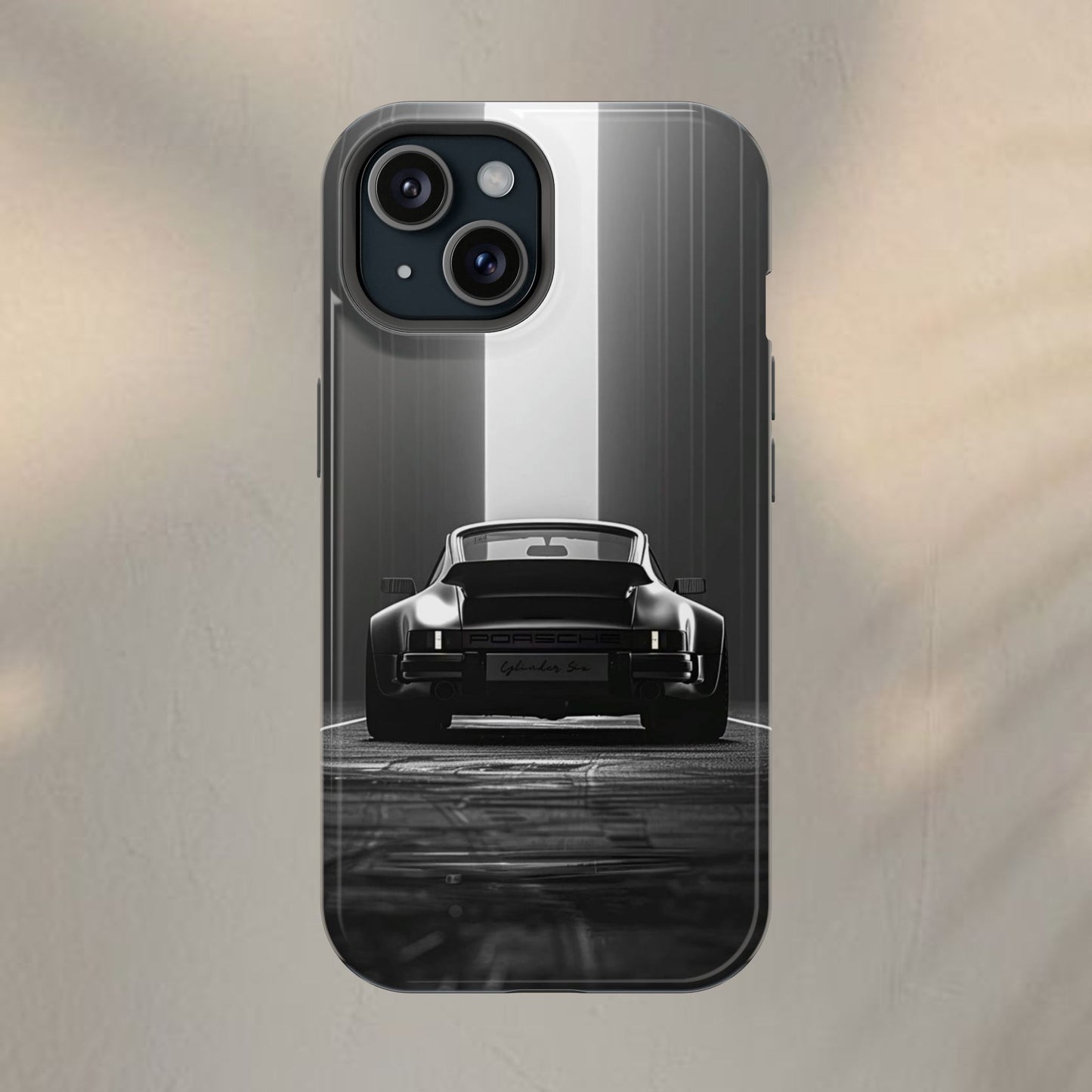 Porsche Black and White Design