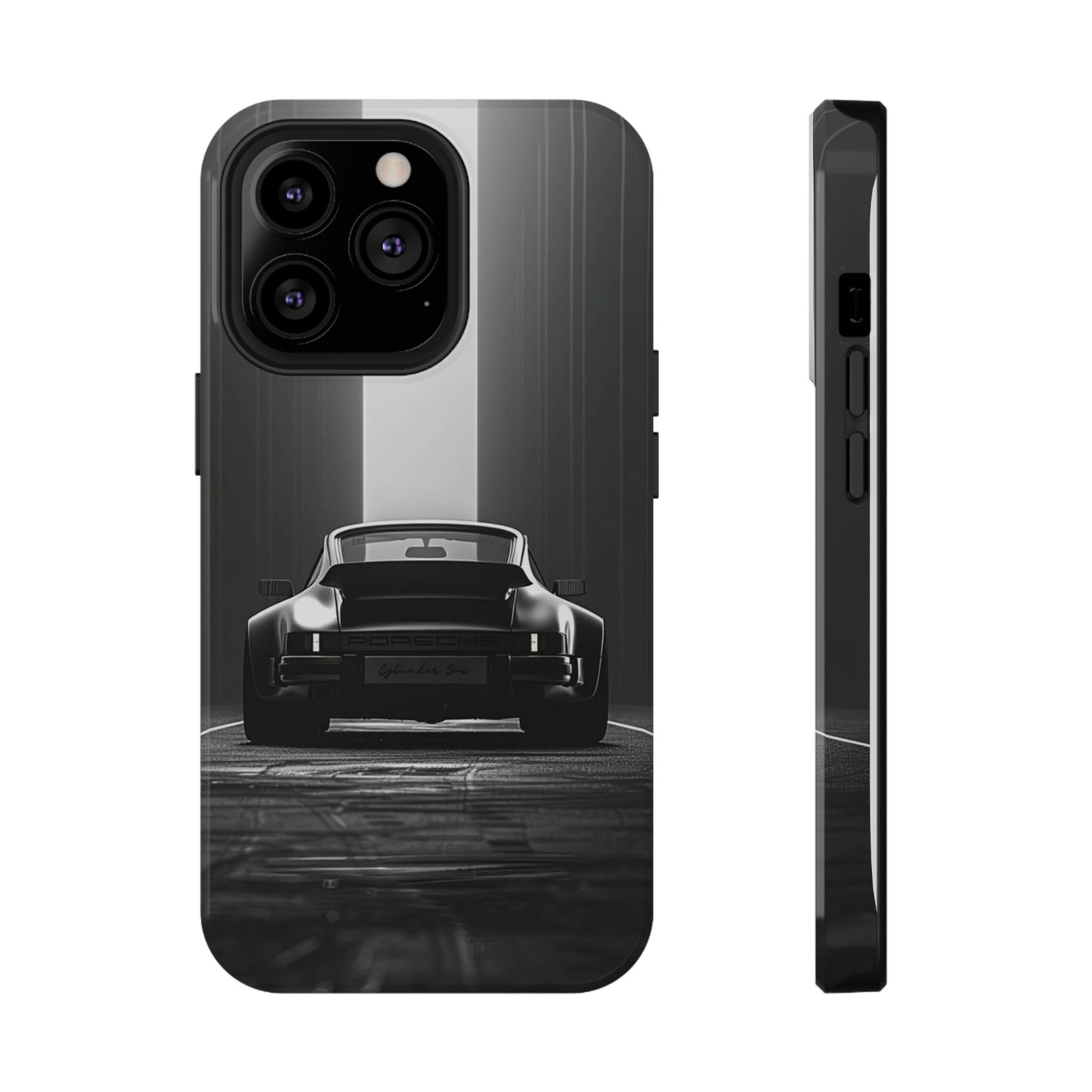 Porsche Black and White Design