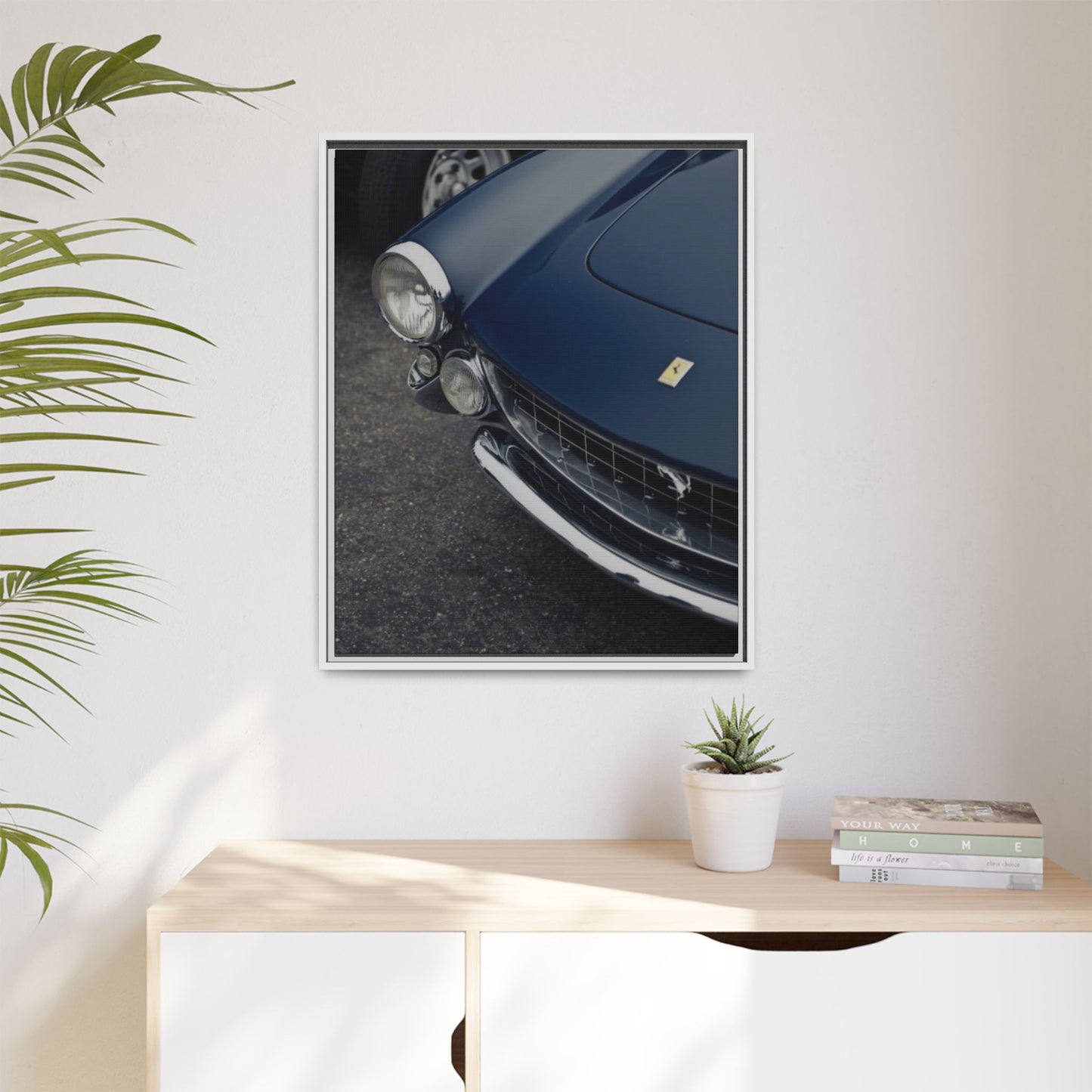 Dark Blue Ferrari ArtWork