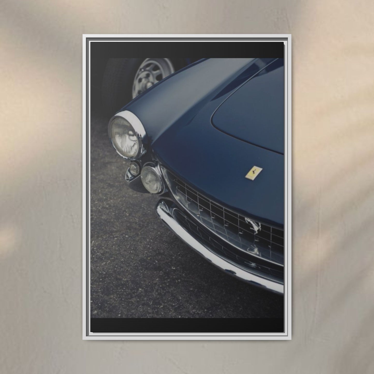 Dark Blue Ferrari ArtWork