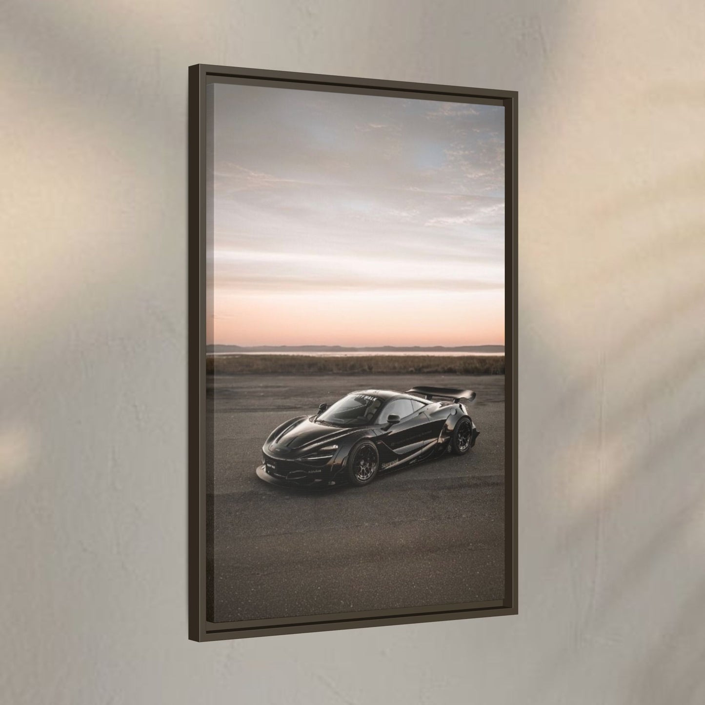 McLaren 720 Sunset Canvas