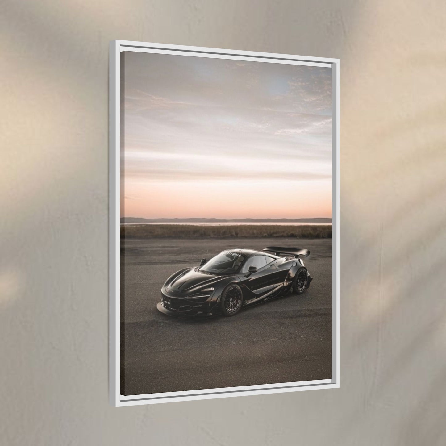 McLaren 720 Sunset Canvas