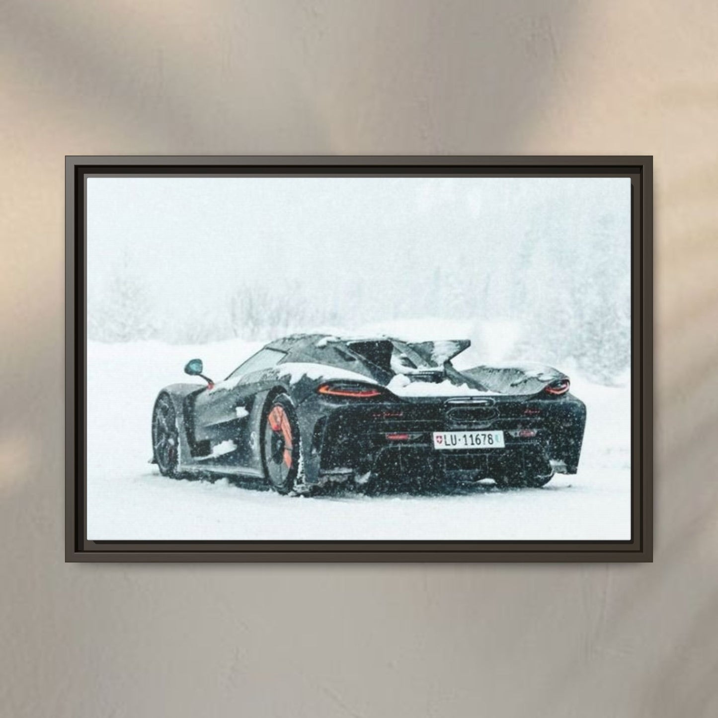 Snow Koenigsegg Artwork