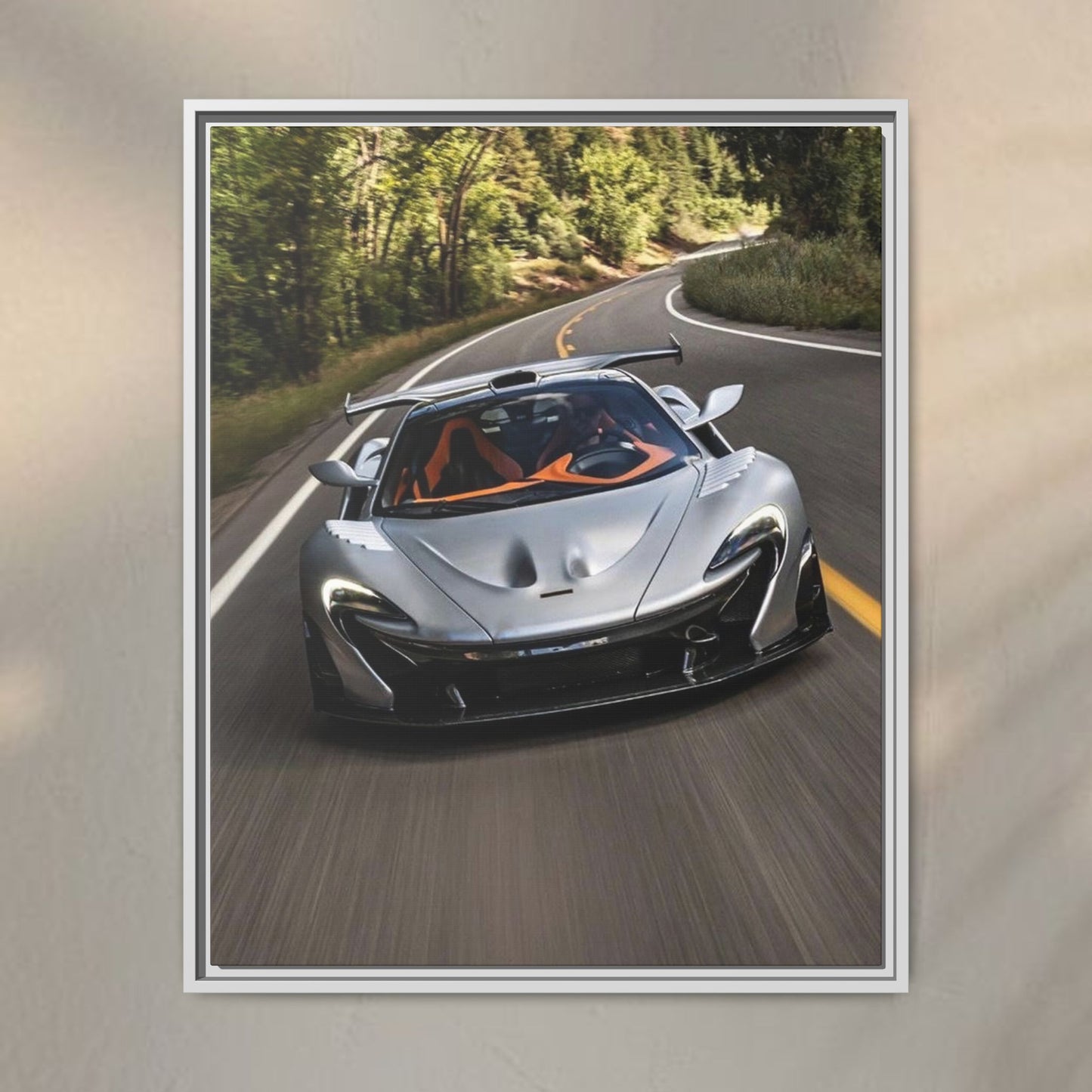 McLaren P1 Spider on the Ride Canvas