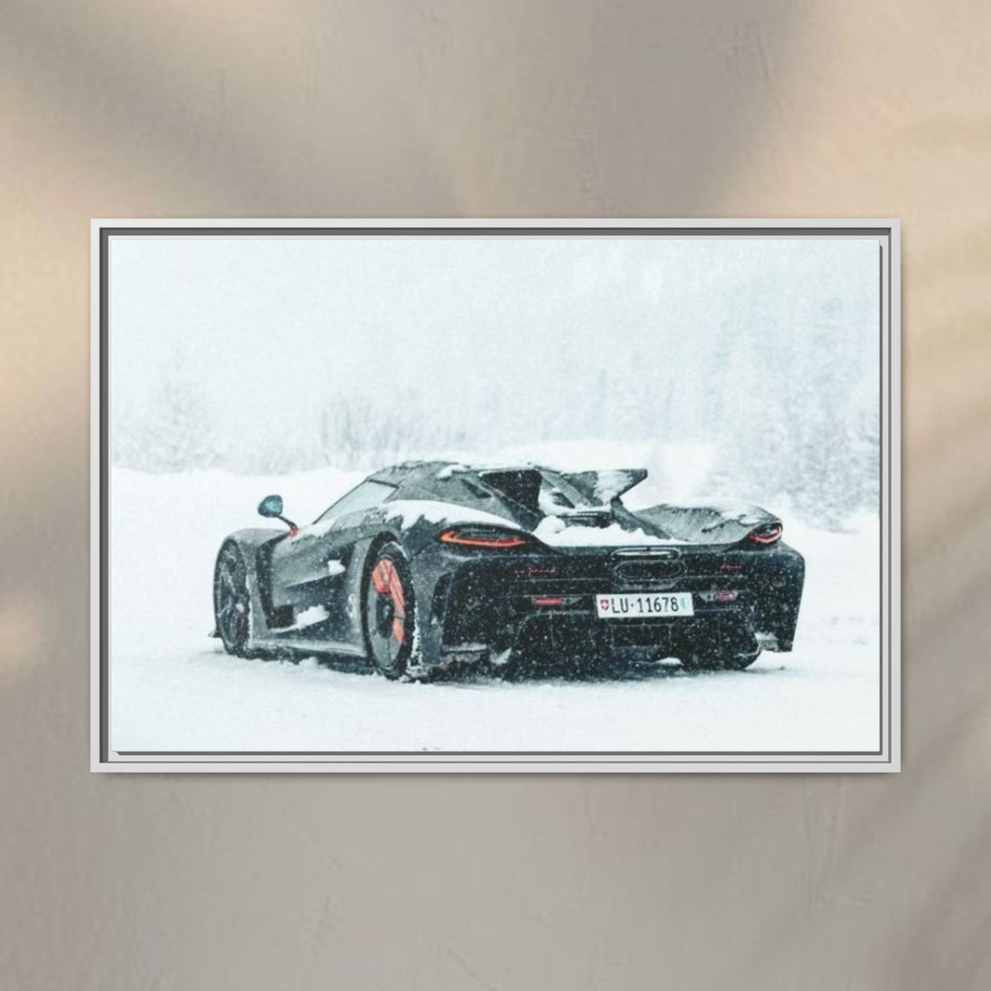 Snow Koenigsegg Artwork