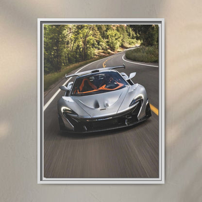 McLaren P1 Spider on the Ride Canvas